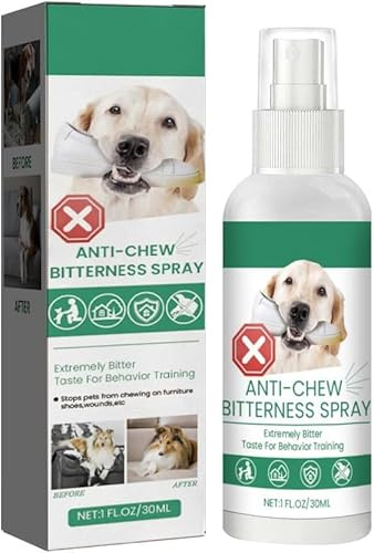 Uzionoie Spray Antimordeduras para Perros,Spray de Ayuda al Comportamiento,Spray Disuasorio para Gatos Protección De Muebles para Interior Exterior Mascotas Corrección De Alfombra Sofá