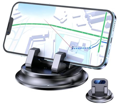 Mobilhållare för instrumentbräda – universellt halkfritt justerbart fjäderklipp | instrumentbräda mobiltelefonhållare, för alla smartphones, SUV, husbilar, lastbilar, limousiner, daglig pendelresor