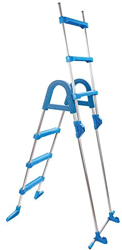 myPool Poolleiter / Sicherheitsleiter Edelstahl 1,20m 2x4 Stufen