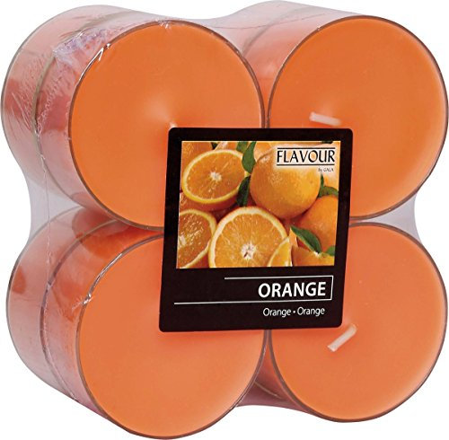 Gala Maxi Duftteelichter Teelichter 8 Stück Orange