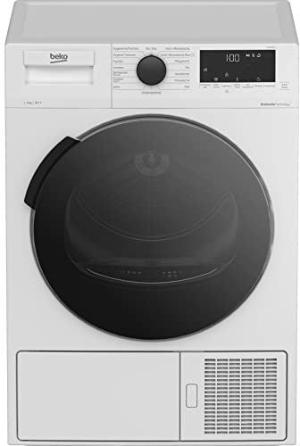 Beko DHC946GX b300 Wärmepumpentrockner, Wäschetrockner, 9 kg, Frontlader, AquaWave Schontrommel, Hygiene Trocknen & Hygiene Auffrischen, 15 Programme, Weiß