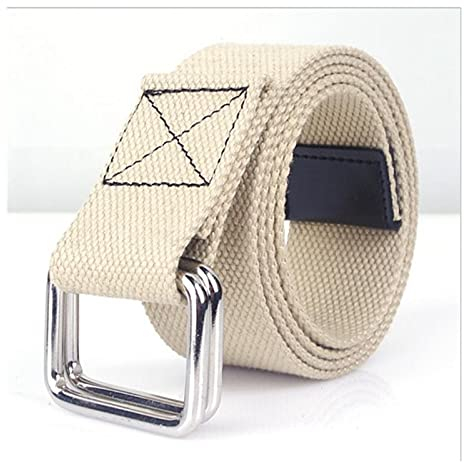 HDDSHJ Gürtel Doppel D-Ringe - Bunter Segeltuchgürtel Militärarmee Taktische Gürtel Für Herrenfrauen, Einfacher Stil, Haltbarer Und Verstellbarer, Lässiger Hüftgurt, Mit Schnalle Für Jeans Super