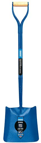 Draper 70373 Solid Forged Square Mouth Shovel, No.2, Blue,One Size