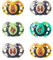 Tommee Tippee Fun Style Beruhigungssauger, Symmetrische Kiefergerechte Form, BPA-freies Silikon, 18-36M, 6er-Set