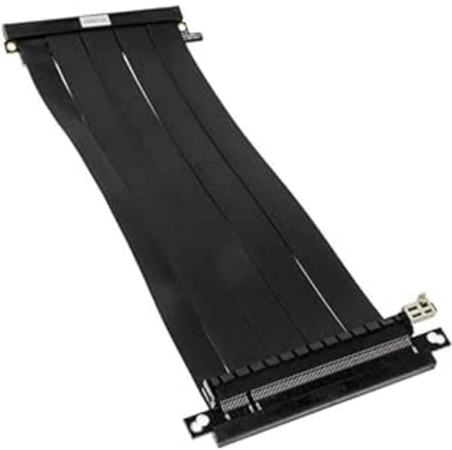 LIAN LI PW-PCI-4-24X Gen 4.0 PCIe Riser-Kabel, 240 mm, Schwarz
