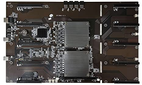Zunedhys X79 BTC Mining Motherboard 10XPCIE 8X GPU Slot LGA 2011 DDR3 MSATA SATA for ETH Miner Mining X79 M10 Motherboard