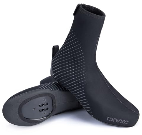 CXWXC Cycling Shoe Covers Cold Weather for Men Women - Waterproof Shoe Covers Winter Outdoor Sports - Rain Cycling Overshoes, Road/Mountain Bike Booties