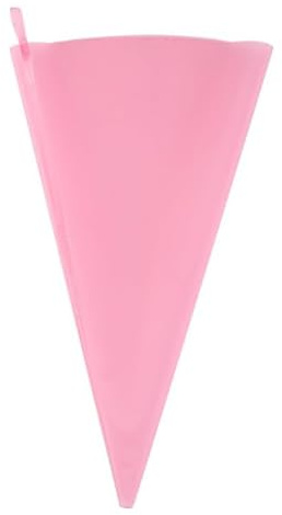 Silicone Pastry Bags,Reusable Icing Piping Bags Baking Cookie Cake Decorating Pastry Bags (Pink 16 inch)