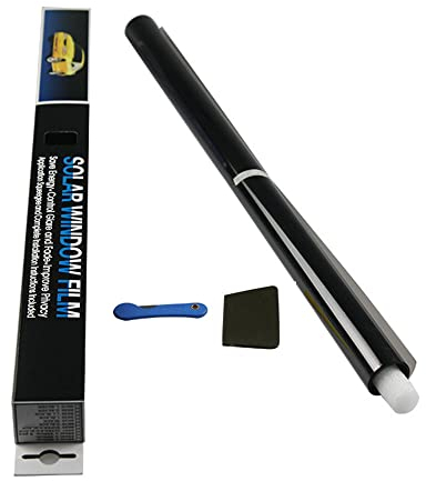 KACEPAR 5% rauchschwarze Tönungsfolie für Auto und Büro, Sonnenwärmeisolierung, UV-Schutz, Blendschutz und Sichtschutz, kratzfest, 50cm x 3m