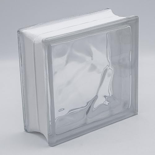 Fuchs Design - Blocchi in vetro nuvola, 19 x 19 x 8 cm, 6 pezzi