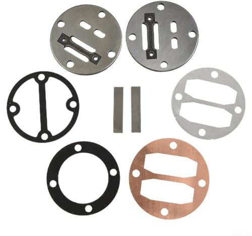 Air Compressor Head Reed Valve Plate Gaskets Cylinder and Air Compressor Head Gasket Valve Plate Kits Fits for 42mm Air Compressor Accessories