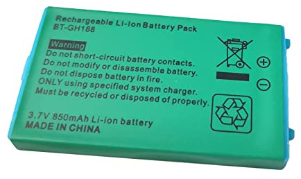 BRRNOO Custodia per Gameboy Advance SP, Caricabatterie Boy Advance SP per Gameboy con Cacciavite per Pack Sostituzione 850mAh Ion per Console 3,7 V