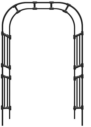 Arche de Jardin en Treillis métallique, Arche de Jardin en Treillis métallique, Arche de rosiers de 150 cm de Haut pour Plantes grimpantes, pergola de Jardin pour décoration extérieure