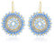 Perlenohrringe für Damen, für Sommer, Perlen-Kristalle, Glasperlen, baumelnd, Bohemia, geeignet für Strand, modische Ohrringe, Glas, Kein Edelstein