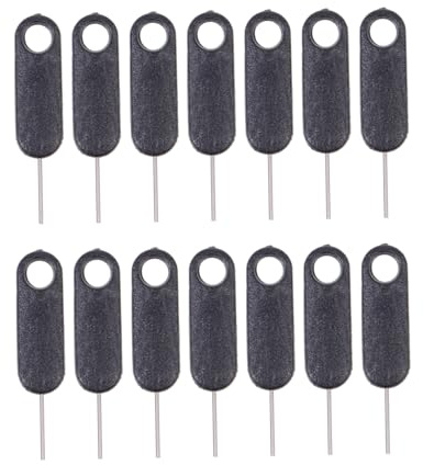 UKCOCO Lot de 15 Outils D'extraction De Plateau Sim Éjection De Broche en Alliage D'aluminium pour Téléphones Et Tablettes Portable Et Léger