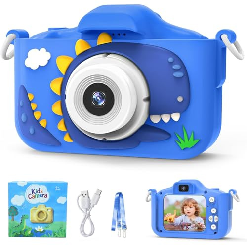 Kinder Kamera 48MP Doppellinse 1080P Kleinkind Kamera für Kinder, Digitale Video Camcorder Selfie Weihnachtsgeburtstagsgeschenke