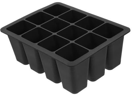 SUPVOX Vassoio per Piantine in Silicone Riutilizzabile con Alveoli per Semenzaio Vassoio Germinazione per Coltivazione Piante per Serra e Giardinaggio Domestico