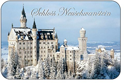 Cadora Magnetschild Kühlschrankmagnet Schloss Neuschwanstein V