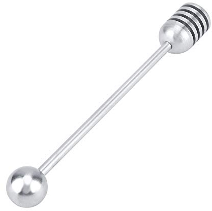 cucchiaio per agitatore per cucchiaio per miele in acciaio inossidabile solido,Bastoncini per miele, strumento per miscelare il cucchiaio per miele, cucchiaio per miele e sciroppo, bastoncino per mie