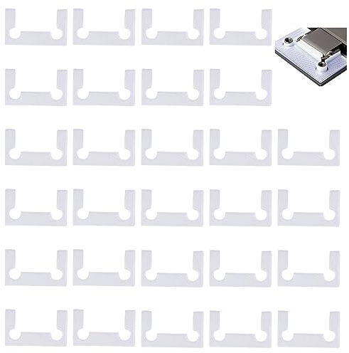 UFURMATE Dichtung Ersatz Kit für Scharniere, 28PCS Kunststoff Duschtüren Scharnier Ersatzteil Transparent Anti-Rutsch-Dichtung Glas Scharnier Ersatz Kit