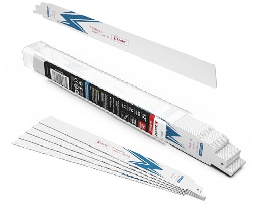 EZARC 25 lamine per sega alternativa bimetalliche al cobalto per taglio di metalli pesanti, lama per sega alternativa 300mm 14TPI R1226PM+.