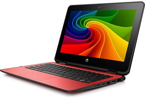 HP Business Laptop Notebook ProBook X360 11 G1 Pentium N4200 4GB 128GB SSD 1366x768 Touchscreen Windows 11 (Red) (Generalüberholt)