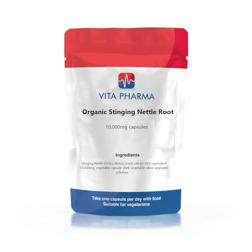 VITA PHARMA Organic Stinging Nettle Root 10,000mg 240 Capsules