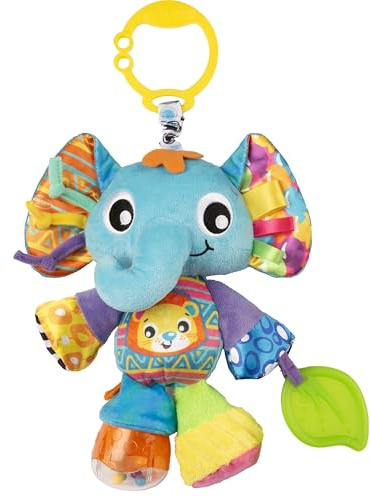 Playgro Activity Friend Elly Elephant, Spielzeug für Babys, 0+ Monate, multisensorisches Spielzeug für Säuglinge, Lernen und Stimulation
