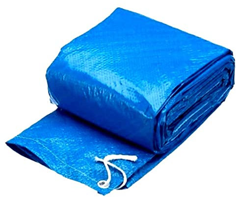 BESPORTBLE Couverture Piscine Tapis de Sol Imperméable pour Piscines Tubulaires Bleu