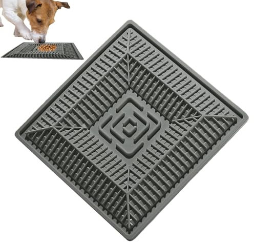 Katzen Futter Puzzle | Interaktives Intelligenzspielzeug für Katzen,rutschfeste Fütterungsmatte Mit Futterautomat Für Innen & Außen Auch Für Welpen