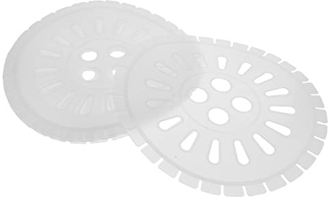 Hojas Deshidratadoras para Lavadora 5 Piezas Abs Blanco | 25 Cm X 5, Piezas Redondas, Fácil Almacenamiento, Suaves Tejidos y Reducen Vibración