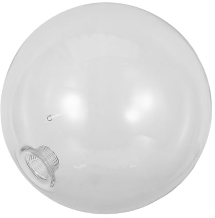 WATIIFUFU Clear Threaded Globe Glass Lamp Shade Dome Light Cover Replacement for Pendant Chandeliers Wall Sconces Stylish Hardwearing Transparent Lampshade for Ceiling Fixtures