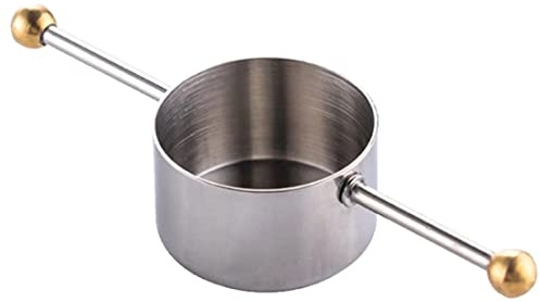 Taza medidora para cóctel, Jigger de barra con mango, acero inoxidable, 30ml, taza medidora para whisky y cóctel, mezclador de vino