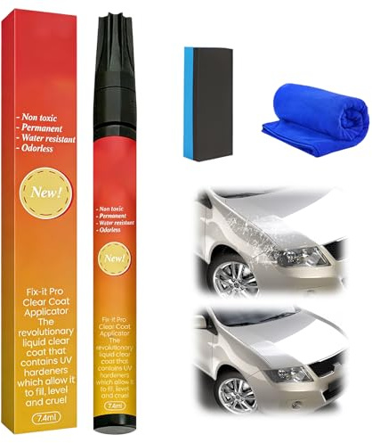 FUXNGZI Stylo Anti Rayure Voiture, Stylo Retouche Voiture, EffaceRayure Profonde Voiture, Car Scratch Remover, Anti Rayure pour Carrosserie Moto (1PCS)
