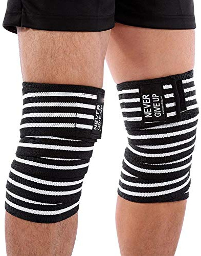 EBTOOLS Für Bodybuilding Kniebandage - 130Cm Verstellbare Kniebandage Patella Support Brace Wrap Kniepolster Sleeve Sport Zu Schützen