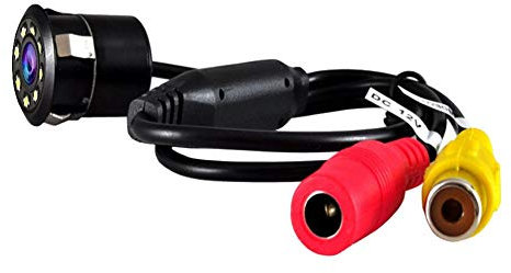 Caméra étanche 18,5 mm LED vision nocturne 170 ° Caméra universelle pour voitures, SUV, camions, pick-up