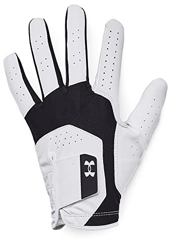 Under Armour Mens Full Finger Gloves Men's Ua Iso-Chill Golf Glove, Black, 1370277-001, RMD