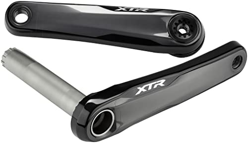 SHIMANO XTR FC-M9125-1 Hollowtech II - Kurbelarme (12 Gänge, Länge der Kurbelarme, 175 mm, 2022), Farbe schwarz