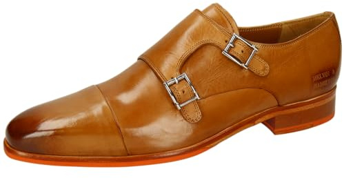 Melvin & Hamilton Lance 1, Mocassino Monk-Strap Uomo, Beige, 43 EU