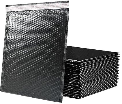 Luftpolsterumschläge, Verpackungsbeutel, Luftpolsterfolie, 50 Stück, for Verpacken von Luftpolsterumschlägen, gepolsterte Verpackungsumschläge, lila/rosa/grün/gelb/schwarz/weiß, Luftpolstertaschen, Ve