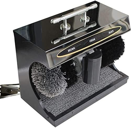 Cireuse Chaussure Électrique, Cireuse à chaussures à induction automatique, capteur infrarouge entièrement automatique, cireuse à chaussures en cuir for hôtel commercial dans le hall de l'hôtel, 3 cou