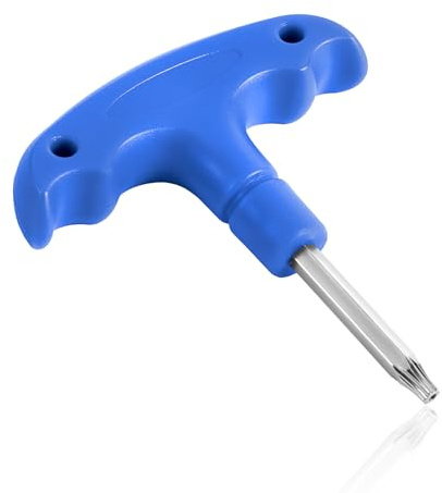 Quilax Golf Torque Wrench Tool, Stainless Steel Golf Driver Tool with Plastic Handle, Portable Golfball Club Wrench Tools, Golfball Driver Shaft Adapter Torque Equipment(T20, Blue)
