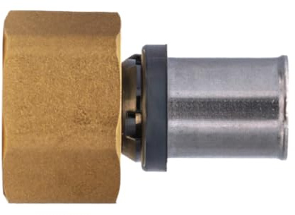 Press-Übergang IG 20x1 Pressfitting für Heizung und Trinkwasser | Langlebiges, korrosionsbeständiges Pressfitting für Heizungs- und Trinkwasserinstallationen im Mehrschichtrohrsystem.