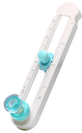 Cutter rond en papier, coupe-rond artisanat - outil de coupe-cercle | Outils d'artisanat de bricolage avec coupe de précision, coupeur à échelle claire parfaite pour le scrapbooking, les cartes faites