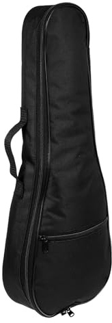 21 Zoll Ukulelen Aufbewahrungstasche, Schwarz, Dicker Schutzbeutel | Baumwolle und Oxford Stoff, Leicht Tragbar, für 21-zoll Modell, Unisex, Schlichtes Design