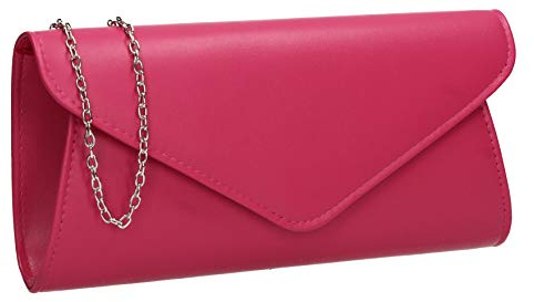 SwankySwans Lora Pochette en similicuir, fuchsia, One Size