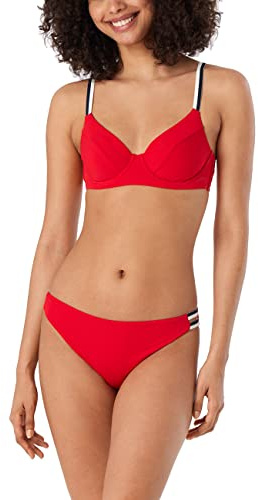 Schiesser Bikiniset för kvinnor, röd, XS