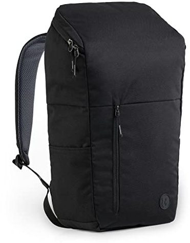 hauck Pack N Walk, Schwarz - Wickelrucksack und Wickeltasche 22 Liter mit Innentaschen, Außenfächern, Verstellbare Gurte und Brustgurt - Rucksack für Damen und Herren