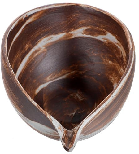 Cabilock Matcha Schale mit Ausgießer Teetasse Chinesische Keramik Teebecher Porzellan Japanische Sake Cup Kung Fu Tasse Becher Hase Keramiktasse Teeschale Trinkbecher Teeservice Kungfu Tee