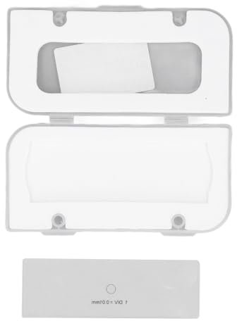 0,01 Mm Mikroskopkamera-Kalibrierungsschieber, Tischmikrometer mit Schwammbox, für Elektronische Okulare, Mikroskopkameras und Bildgebungssoftware